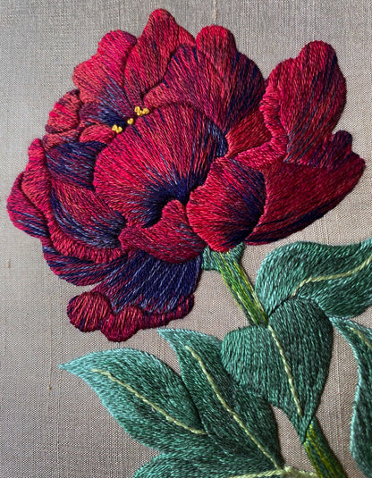 Blooming Peony Instruction Packet